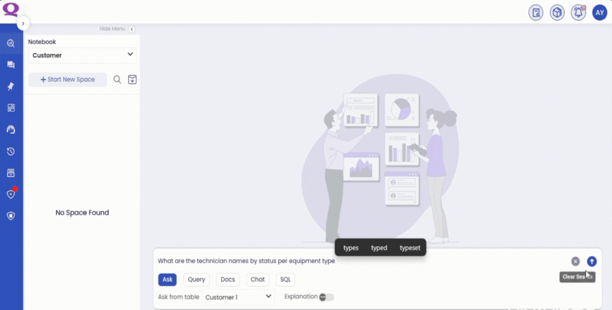 ASK_Intelligent Results, User Feedback, Voice2Text GIF